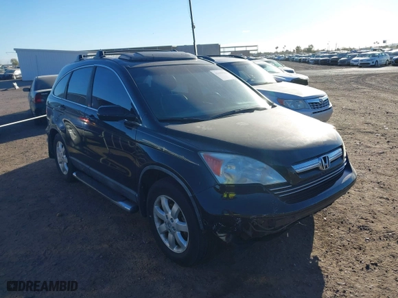 2009 Honda CR-V EX-L with VIN 5J6RE38769L018276, listed as a IAAI auction lot 41690588 with 152,784 mi miles. Bid and sale history available at carsss.com. Image 1.