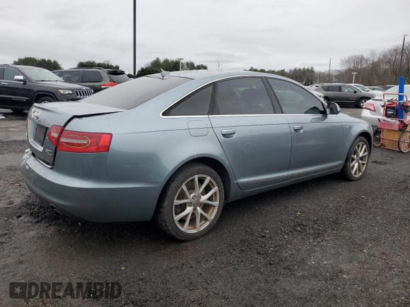 2010 Audi A6 3.0T Premium Plus with VIN WAUFGAFBXAN044366, listed as a Copart auction lot 49378425 with 183,433 mi miles and Salvage Title. Bid and sale history available at carsss.com. Image 3.