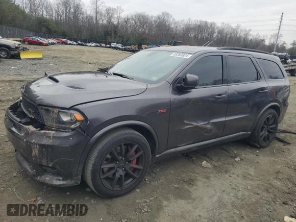 2020 Dodge Durango SRT with VIN 1C4SDJGJ2LC192929, listed as a Copart auction lot 85303824 with 71,534 mi miles and Salvage Title. Bid and sale history available at DreamBid. Image 1.