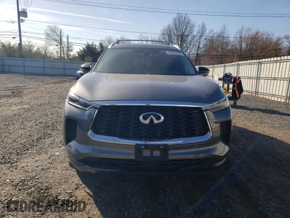 2023 Infiniti QX60 SENSORY with VIN 5N1DL1GSXPC373914, listed as a Copart auction lot 49625765 with 12,982 mi miles and Salvage Title. Bid and sale history available at carsss.com. Image 5.