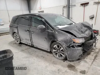 2016 Honda Odyssey Touring Elite with VIN 5FNRL5H95GB153547, listed as a Copart auction lot 45318635 with Not Provided miles and Salvage Title. Bid and sale history available at carsss.com. Image 4.