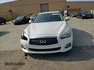 2015 Infiniti Q50 Premium with VIN JN1BV7AP5FM338254, listed as a Copart auction lot 43929335 with 119,056 mi miles and Salvage title. Bid and sale history available at DreamBid. Image 11.