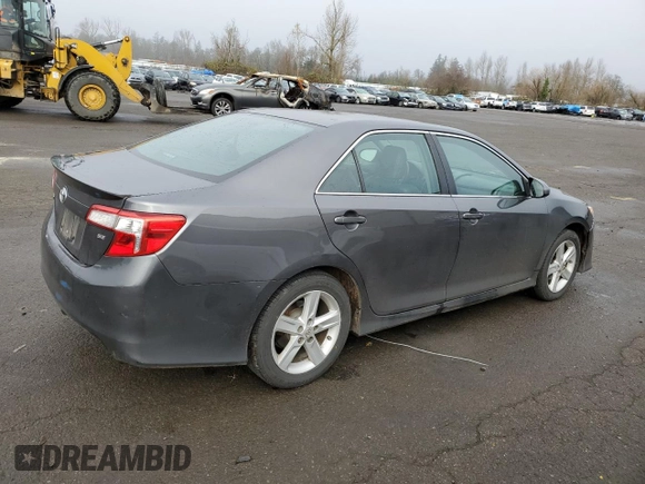 2012 Toyota Camry L with VIN 4T1BF1FK2CU163361, listed as a Copart auction lot 84196654 with 129,617 mi miles and Salvage Title. Bid and sale history available at DreamBid. Image 3.