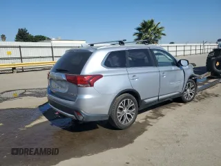2017 Mitsubishi Outlander GT with VIN JA4JZ4AX2HZ070260, listed as a Copart auction lot 52376015 with 55,405 mi miles and Salvage title. Bid and sale history available at DreamBid. Image 3.
