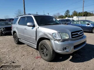2004 Toyota Sequoia Limited with VIN 5TDBT48A84S226021, listed as a Copart auction lot 47307055 with 209,545 mi miles and Salvage Title. Bid and sale history available at carsss.com. Image 11.