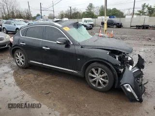 2017 Infiniti QX50 with VIN JN1BJ0RR0HM400462, listed as a Copart auction lot 52635015 with Not provided miles and Salvage title. Bid and sale history available at DreamBid. Image 4.
