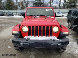 2020 Jeep Wrangler Unlimited Sahara with VIN 1C4HJXEN1LW242892, listed as a Copart auction lot 88663745 with 28,391 mi miles and Salvage Title. Bid and sale history available at carsss.com. Image 5.
