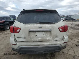 2019 Nissan Pathfinder SL z VIN 5N1DR2MN3KC595352, wystawiony jako Copart lot #42499065 z przebiegiem Nie podano mil oraz Szkoda całkowita • Salvage title. Historia ofert i sprzedaży dostępna na DreamBid. Obrazek 6.