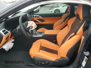 2025 BMW M4 Competition with VIN WBS23HK00SCT37239, listed as a Copart auction lot 82076914 with 2,868 mi miles and Salvage Title. Bid and sale history available at carsss.com. Image 7.