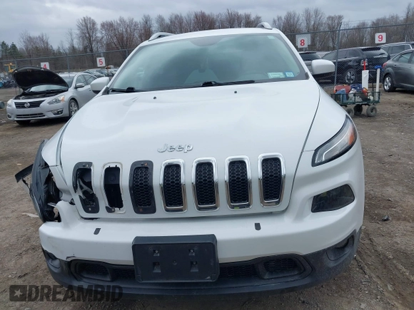 2017 Jeep Cherokee Latitude with VIN 1C4PJMCB3HW530794, listed as a IAAI auction lot 41854670 with 103,798 mi miles. Bid and sale history available at carsss.com. Image 12.