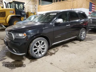 2016 Dodge Durango Citadel Anodized Platinum z VIN 1C4RDHEG1GC437353, wystawiony jako Copart lot #49324405 z przebiegiem 92 645 mil mil oraz Czysty tytuł • Clean title. Historia ofert i sprzedaży dostępna na DreamBid. Obrazek 1.