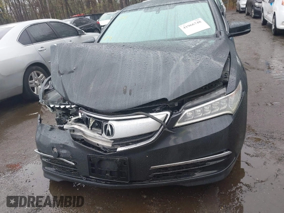2015 Acura TLX with VIN 19UUB1F39FA010517, listed as a IAAI auction lot 41966748 with 171,138 mi miles. Bid and sale history available at carsss.com. Image 12.
