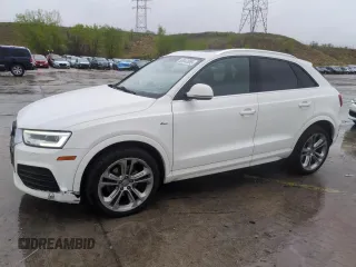 2016 Audi Q3 Prestige z VIN WA1GFCFS1GR023858, wystawiony jako Copart lot #55847955 z przebiegiem 181 972 mil mil oraz Szkody całkowita. Historia ofert i sprzedaży dostępna na DreamBid. Obrazek 1.