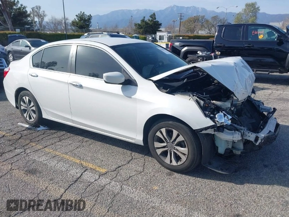 2015 Honda Accord Sedan LX with VIN 1HGCR2F36FA026171, listed as a IAAI auction lot 41845465 with 96,370 mi miles. Bid and sale history available at carsss.com. Image 1.