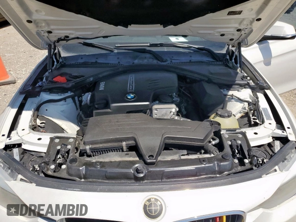 2015 BMW 3 Series 320i with VIN WBA3B1C5XFP831703, listed as a Copart auction lot 57561155 with 135,034 mi miles and Salvage title. Bid and sale history available at DreamBid. Image 11.