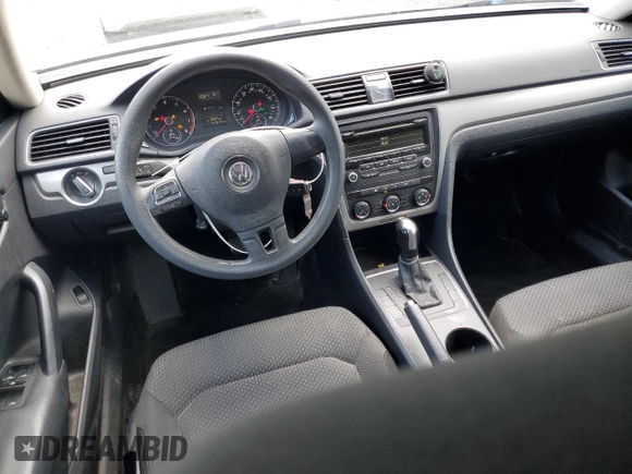 2013 Volkswagen Passat S with VIN 1VWAP7A34DC012297, listed as a Copart auction lot 60635515 with 157,647 mi miles and Salvage title. Bid and sale history available at DreamBid. Image 8.