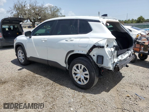 2024 Toyota Corolla Cross L with VIN 7MUAAAAG6RV105158, listed as a Copart auction lot 60271015 with 7,294 mi miles and Salvage title. Bid and sale history available at DreamBid. Image 2.
