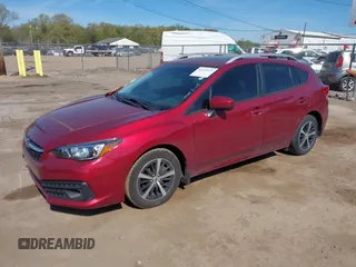 2022 Subaru Impreza Premium with VIN 4S3GTAD63N3727519, listed as a IAAI auction lot 42233237 with 66,134 mi miles and . Bid and sale history available at DreamBid. Image 2.