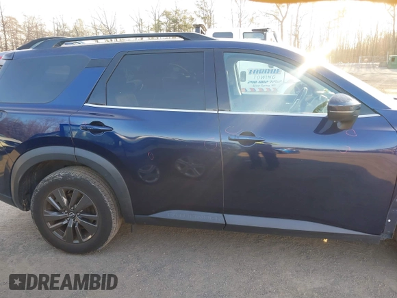 2022 Nissan Pathfinder SV with VIN 5N1DR3BA2NC216478, listed as a IAAI auction lot 41074844 with 58,243 mi miles and . Bid and sale history available at DreamBid. Image 13.