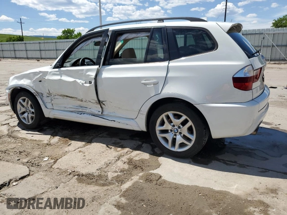 2007 BMW X3 3.0si с VIN WBXPC93447WF13659, выставлен на аукционе Copart как лот 55857795 с пробегом 171 738 миль миль и Списание • Salvage title. История ставок и продаж доступна на DreamBid. Изображение 2.