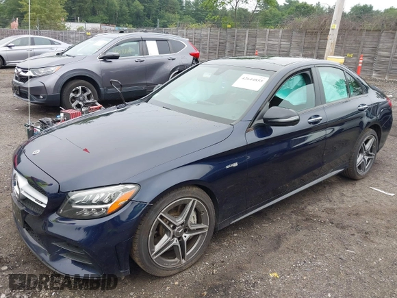 2020 Mercedes-Benz C 43 AMG with VIN W1KWF6EB0LR596187, listed as a IAAI auction lot 42644855 with 64,260 mi miles and . Bid and sale history available at DreamBid. Image 17.