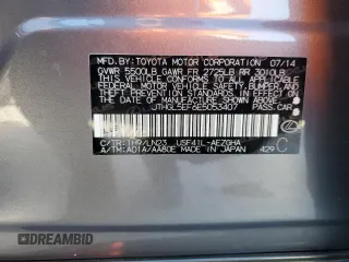 2014 Lexus LS 460 L with VIN JTHGL5EF6E5053407, listed as a Copart auction lot 86122884 with 105,023 mi miles and Salvage title. Bid and sale history available at DreamBid. Image 12.