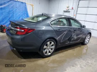 2015 Buick Regal with VIN 2G4GL5EX5F9199405, listed as a Copart auction lot 49410625 with 35,680 mi miles and Salvage title. Bid and sale history available at DreamBid. Image 3.