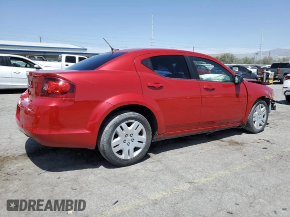 2014 Dodge Avenger SE with VIN 1C3CDZAG3EN234150, listed as a Copart auction lot 62183455 with 71,071 mi miles and Salvage title. Bid and sale history available at DreamBid. Image 3.