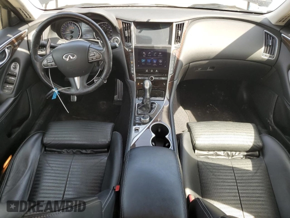 2014 Infiniti Q50 Premium with VIN JN1BV7AR0EM685524, listed as a Copart auction lot 53680535 with 175,661 mi miles and Clean Title. Bid and sale history available at carsss.com. Image 8.