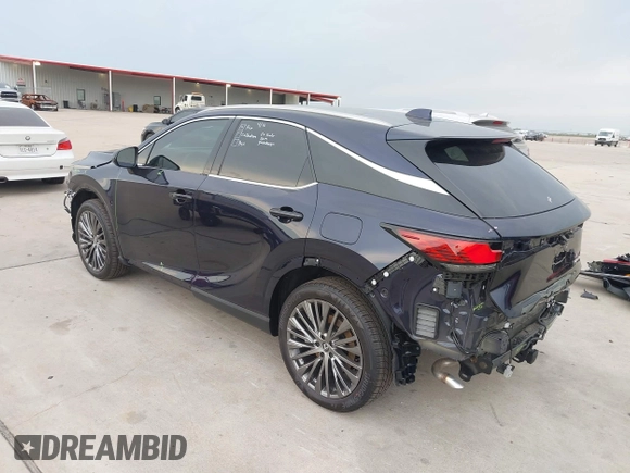 2025 Lexus RX 350 with VIN 2T2BAMBA0SC058567, listed as a IAAI auction lot 42170278 with 9,567 mi miles and . Bid and sale history available at DreamBid. Image 3.