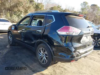 2014 Nissan Rogue SL with VIN 5N1AT2MV9EC803226, listed as a IAAI auction lot 41492057 with 167,584 mi miles. Bid and sale history available at carsss.com. Image 3.