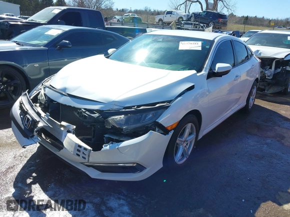 2020 Honda Civic Sedan LX with VIN 19XFC2F63LE019596, listed as a IAAI auction lot 41770281 with 92,370 mi miles. Bid and sale history available at carsss.com. Image 17.