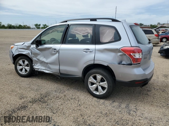 2016 Subaru Forester 2.5i with VIN JF2SJABC2GH511130, listed as a Copart auction lot 56938435 with 50,408 mi miles and Salvage title. Bid and sale history available at DreamBid. Image 2.