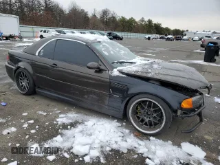 2002 BMW 3 Series M3 with VIN WBSBR93472EX24204, listed as a Copart auction lot 44896205 with 117,184 mi miles and Salvage Title. Bid and sale history available at carsss.com. Image 4.