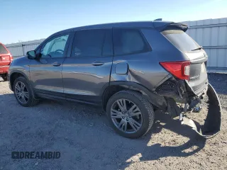 2019 Honda Passport EX-L z VIN 5FNYF8H5XKB020289, wystawiony jako Copart lot #42384545 z przebiegiem 65 083 mil mil oraz Szkoda całkowita • Salvage title. Historia ofert i sprzedaży dostępna na DreamBid. Obrazek 2.