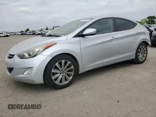 2013 Hyundai Elantra GLS z VIN KMHDH4AE9DU020740, wystawiony jako Copart lot #52969845 z przebiegiem 78 995 mil mil oraz Szkoda całkowita • Salvage title. Historia ofert i sprzedaży dostępna na DreamBid. Obrazek 1.