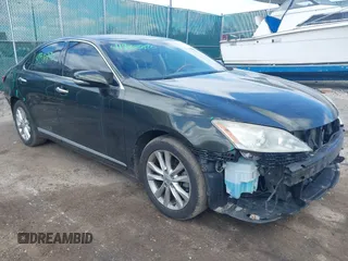 2010 Lexus ES with VIN JTHBK1EGXA2349377, listed as a IAAI auction lot 41988870 with 154,958 mi miles. Bid and sale history available at carsss.com. Image 1.