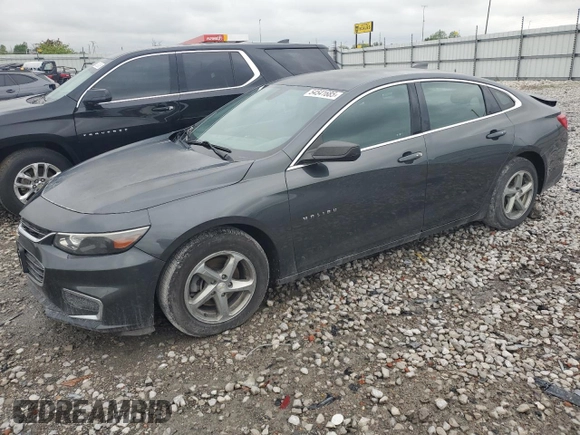 2017 Chevrolet Malibu LS with VIN 1G1ZB5ST3HF144553, listed as a Copart auction lot 54541685 with 264,666 mi miles and Clean Title. Bid and sale history available at DreamBid. Image 1.