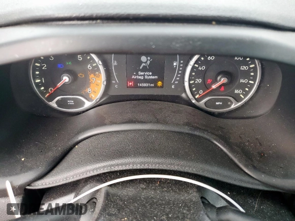 2017 Jeep Renegade Latitude with VIN ZACCJABB6HPE80579, listed as a Copart auction lot 47595555 with 145,931 mi miles and Salvage Title. Bid and sale history available at DreamBid. Image 9.
