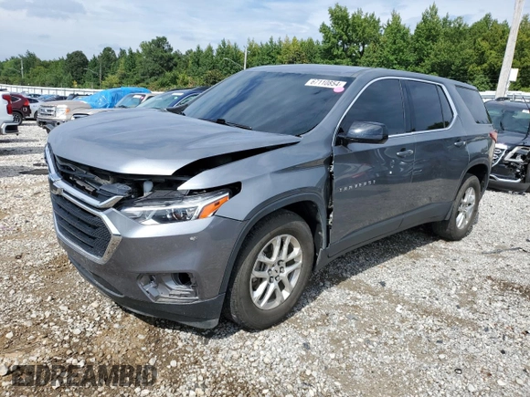 2020 Chevrolet Traverse LS with VIN 1GNERFKW4LJ128179, listed as a Copart auction lot 67110854 with 104,919 mi miles and Salvage Title. Bid and sale history available at carsss.com. Image 1.