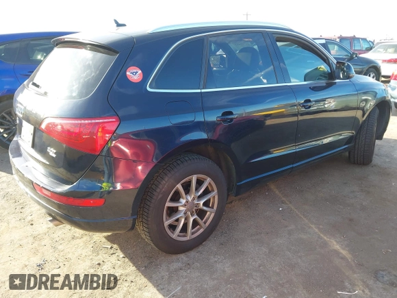 2011 Audi Q5 with VIN WA1CFBFPXBA119404, listed as a IAAI auction lot 41720415 with 161,521 mi miles and . Bid and sale history available at DreamBid. Image 4.