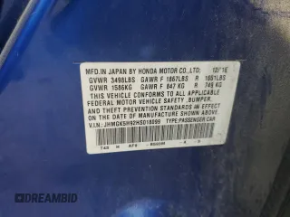 2017 Honda Fit EX-L with VIN JHMGK5H92HS018099, listed as a Copart auction lot 60628405 with 178,689 mi miles and Salvage title. Bid and sale history available at DreamBid. Image 12.