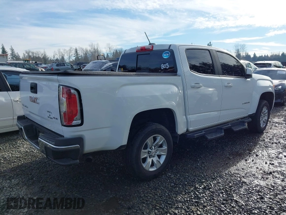 2017 GMC Canyon 2WD SLE with VIN 1GTG5CEN8H1230185, listed as a IAAI auction lot 41391765 with 101,443 mi miles. Bid and sale history available at carsss.com. Image 4.