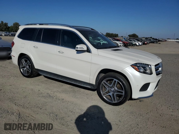 2017 Mercedes-Benz GLS 550 with VIN 4JGDF7DE9HA843999, listed as a Copart auction lot 72162744 with 129,842 mi miles and Clean Title. Bid and sale history available at DreamBid. Image 4.