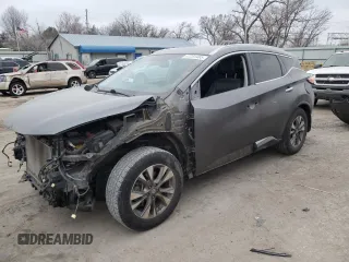 2016 Nissan Murano S with VIN 5N1AZ2MG7GN170717, listed as a Copart auction lot 47201465 with 180,444 mi miles and Salvage Title. Bid and sale history available at carsss.com. Image 1.