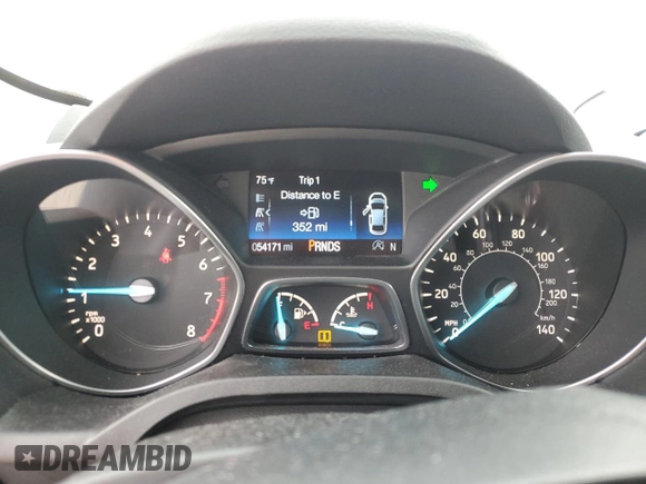 2019 Ford Escape Titanium with VIN 1FMCU0J92KUA90385, listed as a Copart auction lot 44818635 with 54,171 mi miles and Non repairable. Bid and sale history available at DreamBid. Image 9.