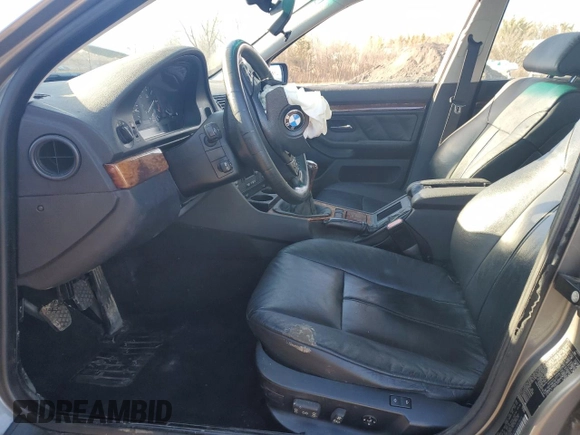 2002 BMW 5 Series 530i with VIN WBADT53492CE92971, listed as a Copart auction lot 85592254 with 115,192 mi miles and Salvage Title. Bid and sale history available at carsss.com. Image 7.