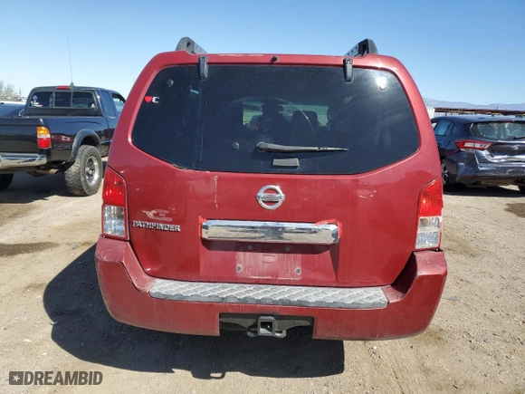 2006 Nissan Pathfinder SE with VIN 5N1AR18U86C649815, listed as a Copart auction lot 49448915 with 211,186 mi miles and Salvage Title. Bid and sale history available at carsss.com. Image 6.