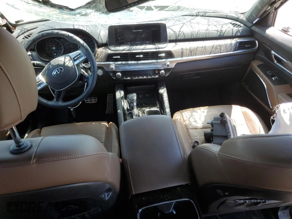 2021 Kia Telluride SX with VIN 5XYP5DHC9MG186787, listed as a Copart auction lot 64638815 with 10,885 mi miles and Salvage title. Bid and sale history available at DreamBid. Image 8.