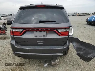 2017 Dodge Durango GT with VIN 1C4RDJDG3HC611708, listed as a Copart auction lot 52924655 with 104,302 mi miles and Salvage Title. Bid and sale history available at carsss.com. Image 6.